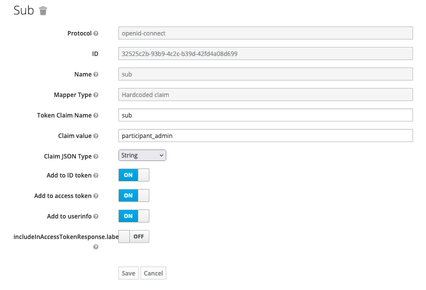 Participant Admin Scope