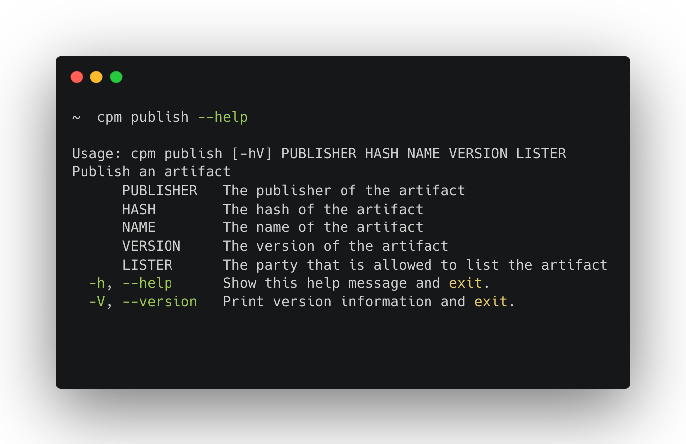 CPM Help with a command