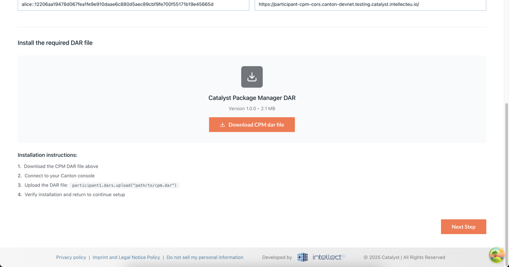 Node Setup - section 2